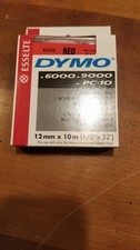 Cartouche ruban  DYMO 61212 Rouge  12 mm X 10 M Pour 6000 9000 PC10