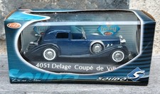 Voiture Miniature 1:43 Delage Coupé de Ville Ref 4051 Solido Die Cast Metal A-55