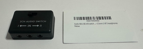 5mm stereo audio b - a/b, switch