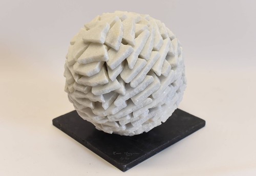 Sculpture marbre blanc - en,