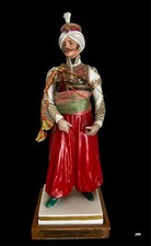 SITZENDORF VAN GERDINGE FIGURINE PORCELAINE MAMELUK DE LA GARDE 1813 CAPITAINE