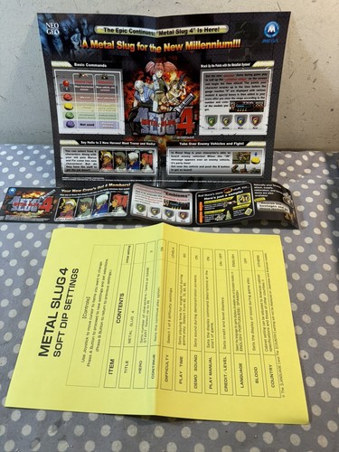 Metal slug new mvs neo - 4,