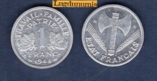 1 Franc Etat Français 1944 B SUP SPL Bazor - Etats Français, 1940 – 1944 –