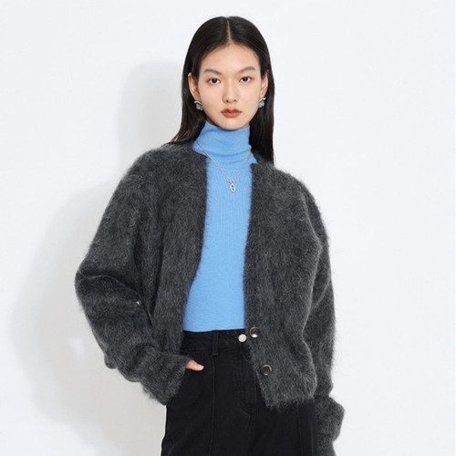 Femme fausse fourrure pull - fausse,