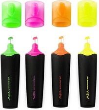 Stylos Surligneurs Uni-Ball Promark View USP-200 À Pointe Tournante