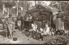 CHARBONNIERS  TIRAGE MODERNE D APRES PLAQUE ANCIENNE GRAND FORMA 21 X 29