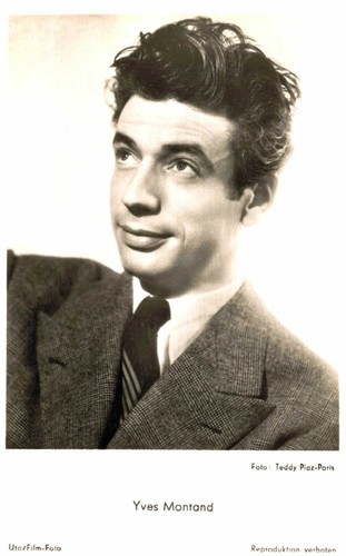 Yves montand carte - yves,