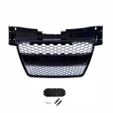 CALANDRE NID D'ABEILLE NOIR BRILLANT POUR AUDI TT 8J DE 2006 A 2014