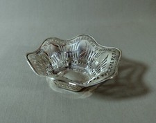 Coupelle Polylobées Baguier Drageoir, Décor à Jour forme Fleur, Argent Sheffield