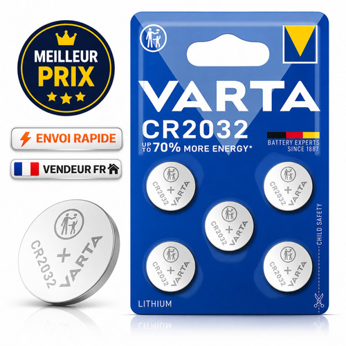 Varta pile bouton - pile, cr2032