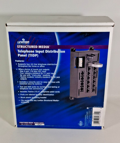 New leviton 476tl t12 - new,