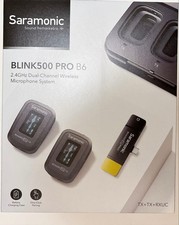 Système de micro sans fil Saramonic BLINK500 PRO B6 double canal 2Tx 1Rx...