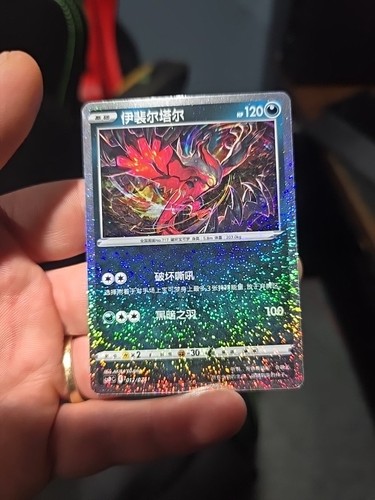 Pokemon yveltal chinese card - pokemon, s-chinese