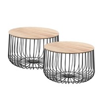 Lot de 2 grandes tables