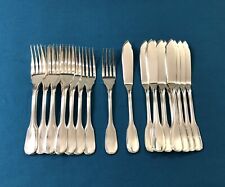 12 couvert poisson CHRISTOFLE modèle VERSAILLES métal argenté Couteau Fourchette