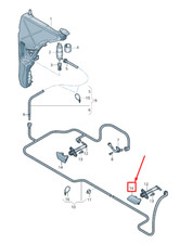 Cache de lave-phare droit pour