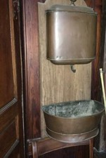 Fontaine à eau ancienne en Cuivre XIXe Restauration Louis-Philippe