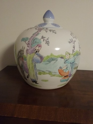 Potiche chinoise ronde - , en