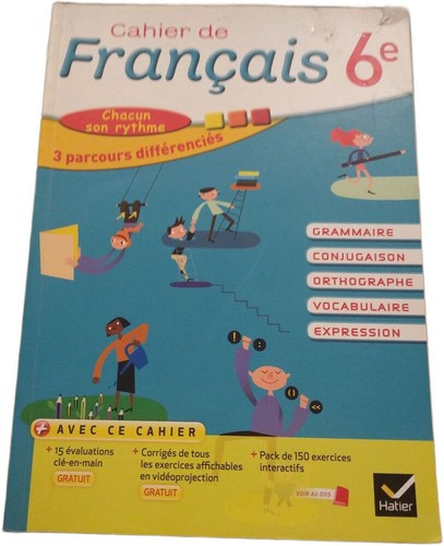 Cahier français - cahier, 6e