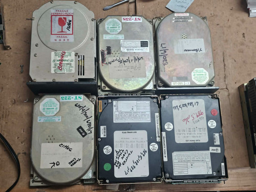Vintage retro mfm drives - 6x,