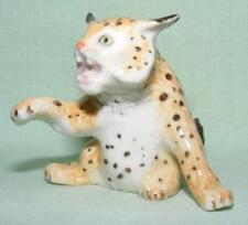 Klima Miniature Porcelain Animal Figure Wild Cat Snarling L956