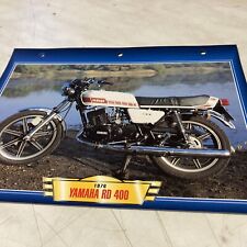 Yamaha RD400 1976 400 RD RDX fiche carte moto passion collection Atlas
