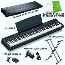 Piano numérique NEUF Yamaha P-45 noir et nombreux accessoires