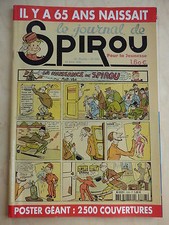 SPIROU n° 3393 NUMERO ANNIVERSAIRE POSTER GEANT 2500 COUVERTURES  ( CHAT )