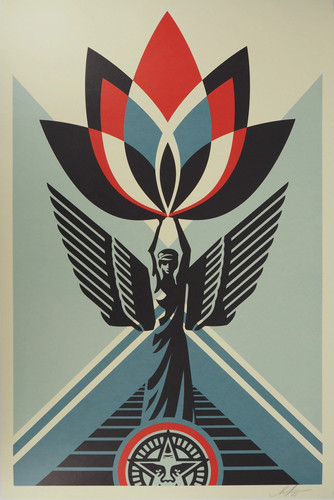 Shepard fairey lotus - fairey,