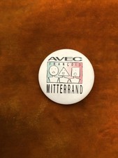 Badge François Mitterand 