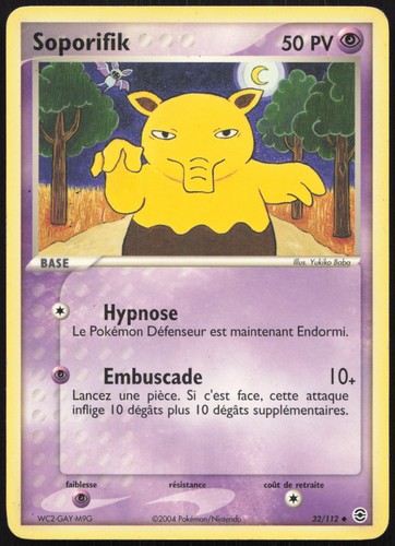 Carte pokémon soporifik - carte,