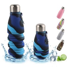 Gobelet Pliable Silicone 550 Ml Gourde Souple éTanche et Portable Sans Bpa la...