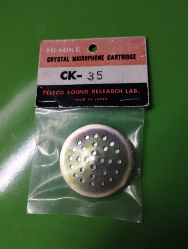 Crystal microphone cartridge - crystal,