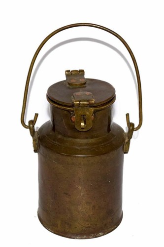 Pot lait laiton vintage - pot,