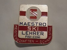 Badge de moniteur de ski FISI