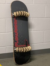 36" Grey and red flowboard