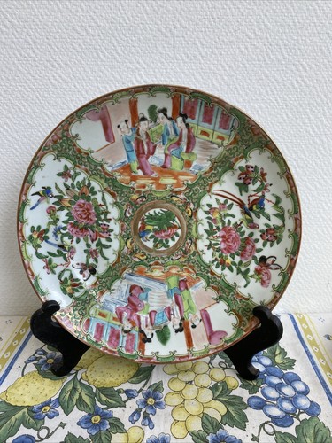 Ancienne assiette porcelaine - assiette,