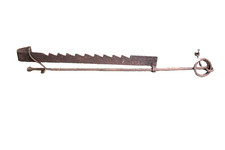 Crémaillère en fer forgé .