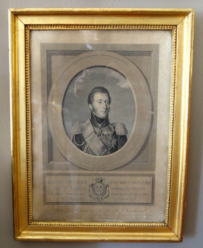Gravure portrait louis - de,