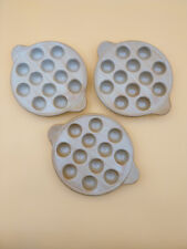 3 Poêlons escargots grès CNP