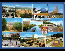 WOLFSBURG (ALLEMAGNE) USINE VOLKSWAGEN , CAMPING, PLANETARIUM, THEATRE en 1986