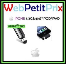 STYLET - NOIR  - (  3.5 CM )  IPHONE 4/ 4S -3G /3GS  -IPOD - IPAD - NEUF 
