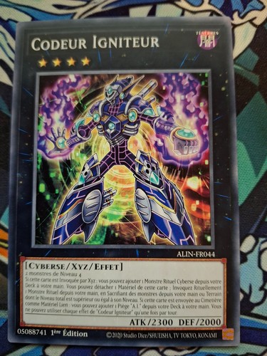 Carte codeur igniteur - yu-gi-oh,