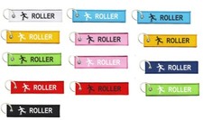 Porte cles clefs roller patin