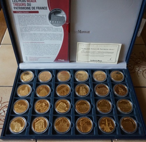 Coffret médailles dorées - coffret,