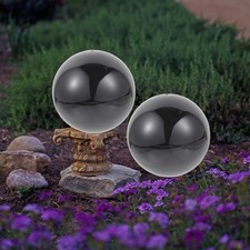  En Acier Inoxydable Gazing Globe Boule Decorative Jardin Terrestre Décoratif