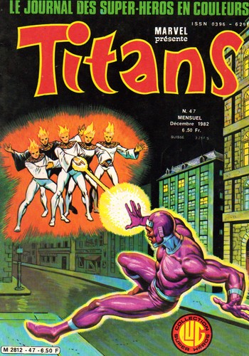 Titans tbe lug - titans, n°47/tbe/lug/marvel