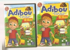 Rare !! ADIBOU Joue avec les mots et les nombres PC. 5-6 ANS : Quasi NEUF
