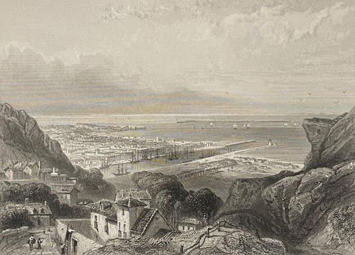Cherbourg manche gravure - manche, de