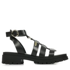 Sandales Nu Pieds Les Tropéziennes by M Belarbi femme Tobo Noir Noire Cuir A